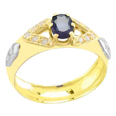 Anel de formatura em ouro 18k - Luara